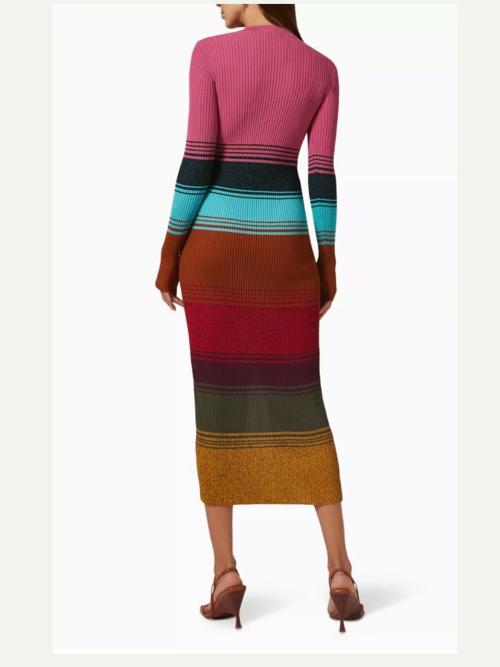 Staud Staud Shoko Ribbed V-Neck Knit Top Large View 2